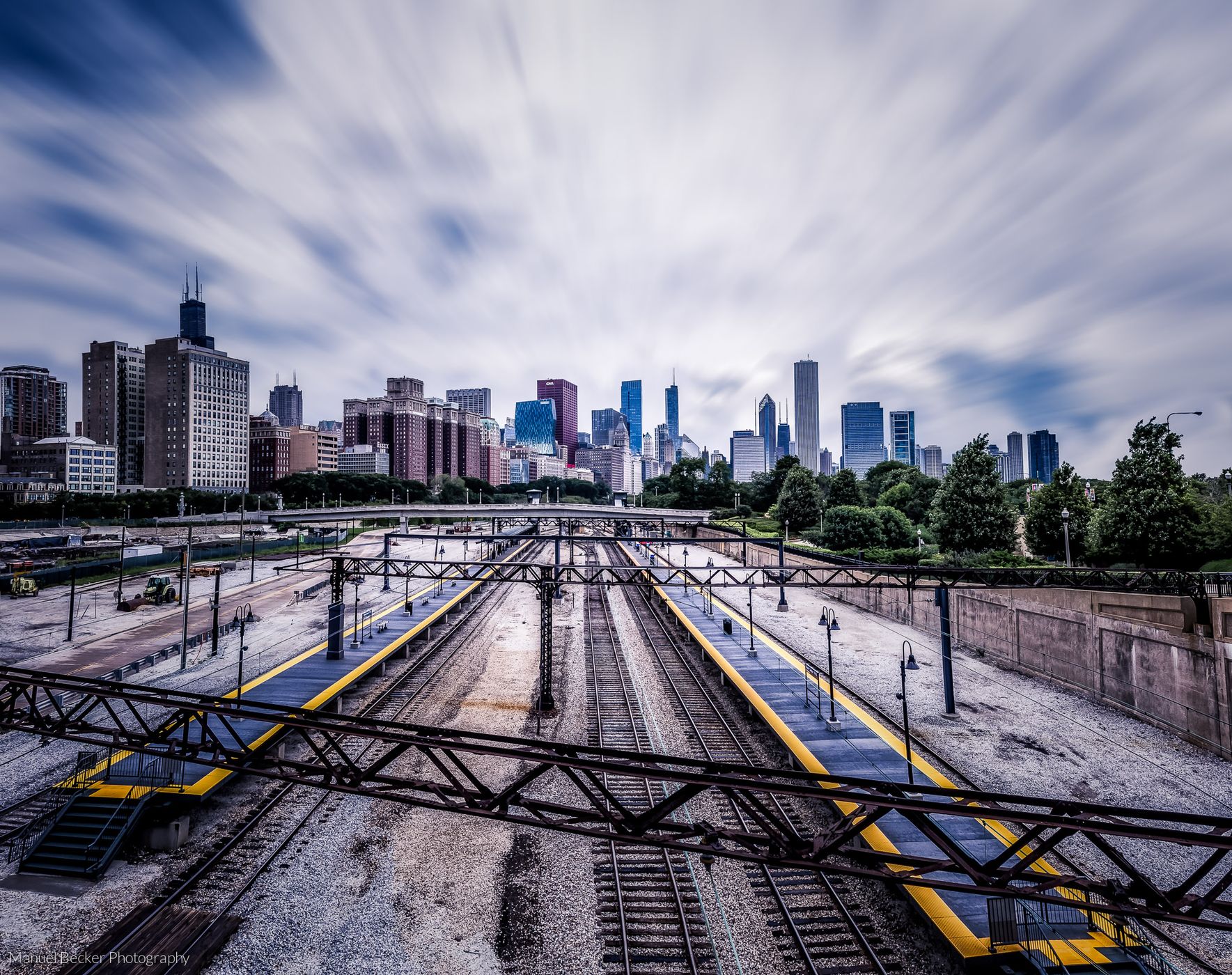 Chicago train station, USA