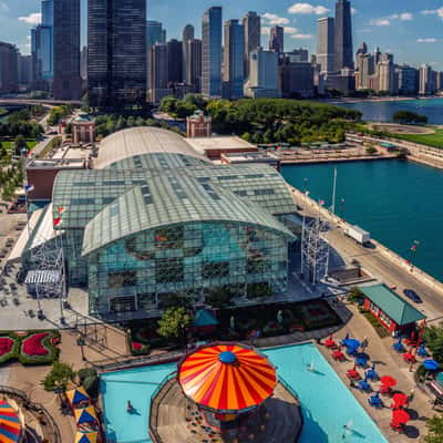 Ferris wheel at Navy Pier, USA