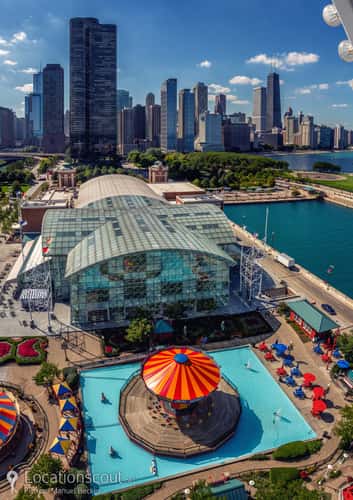 Ferris wheel at Navy Pier