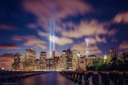 Tribute in Light, New York City Skyline