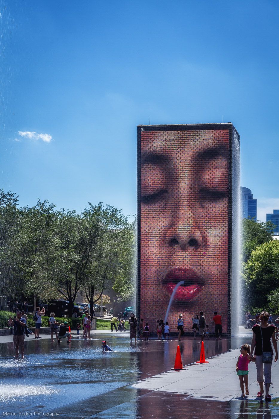 Crown Fountain, Chicago, USA