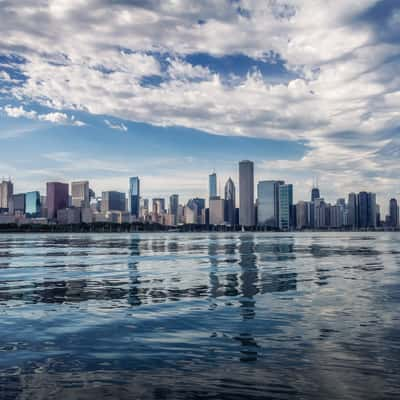 Skyline of Chicago, USA