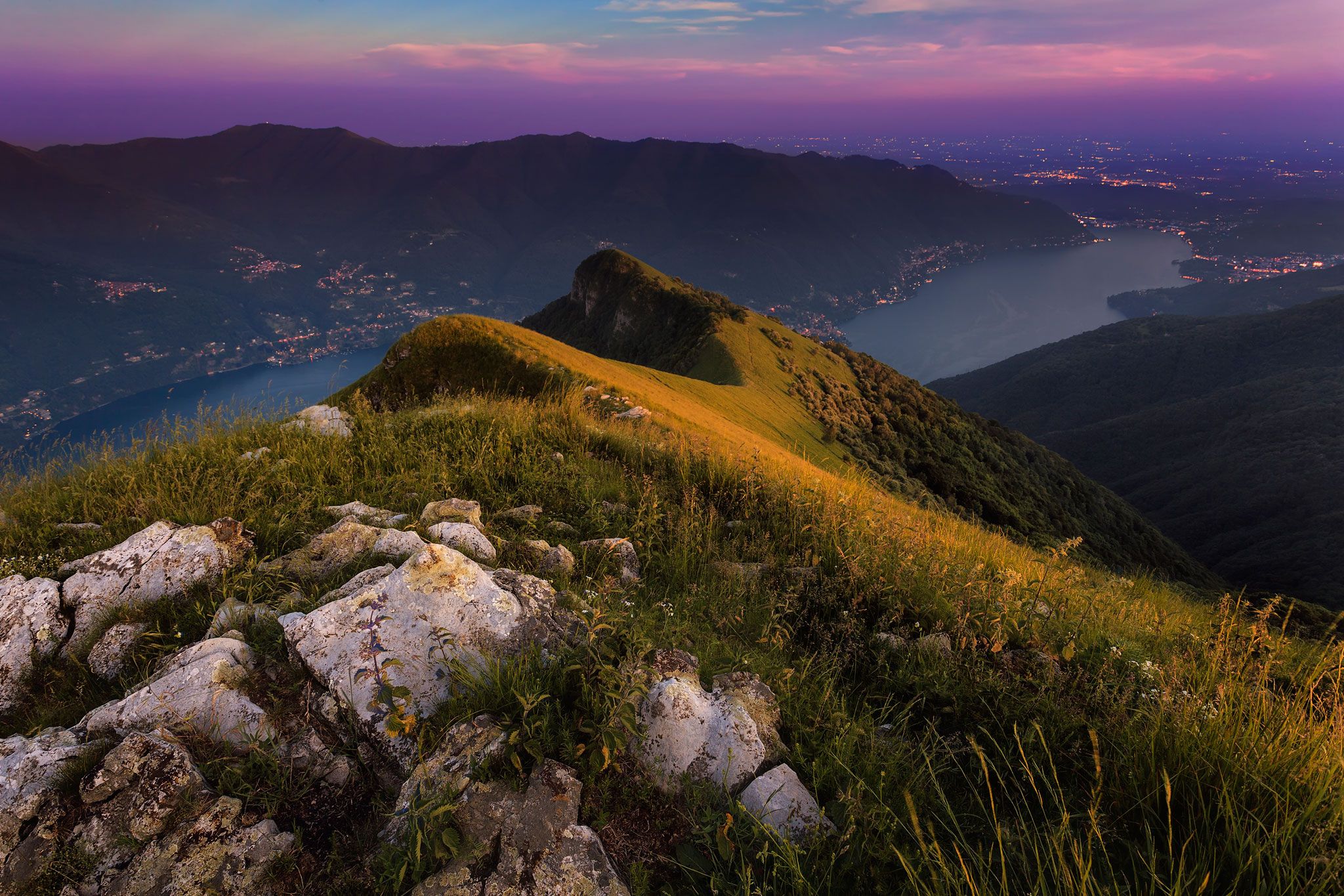 View from Murelli Mountain, Italy