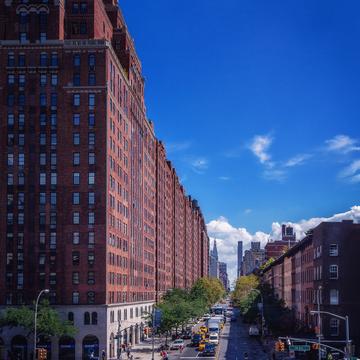 View from High Line Park, New York, USA