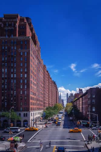 View from High Line Park, New York