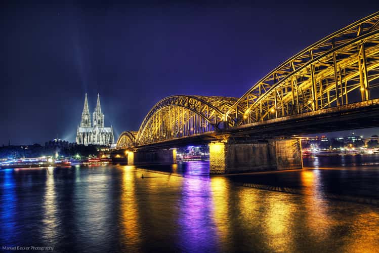Hohenzollern Bridge with Cologne Cathedral, Cologne