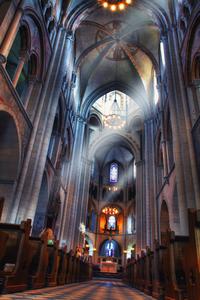 Inside the Limburg Cathedral