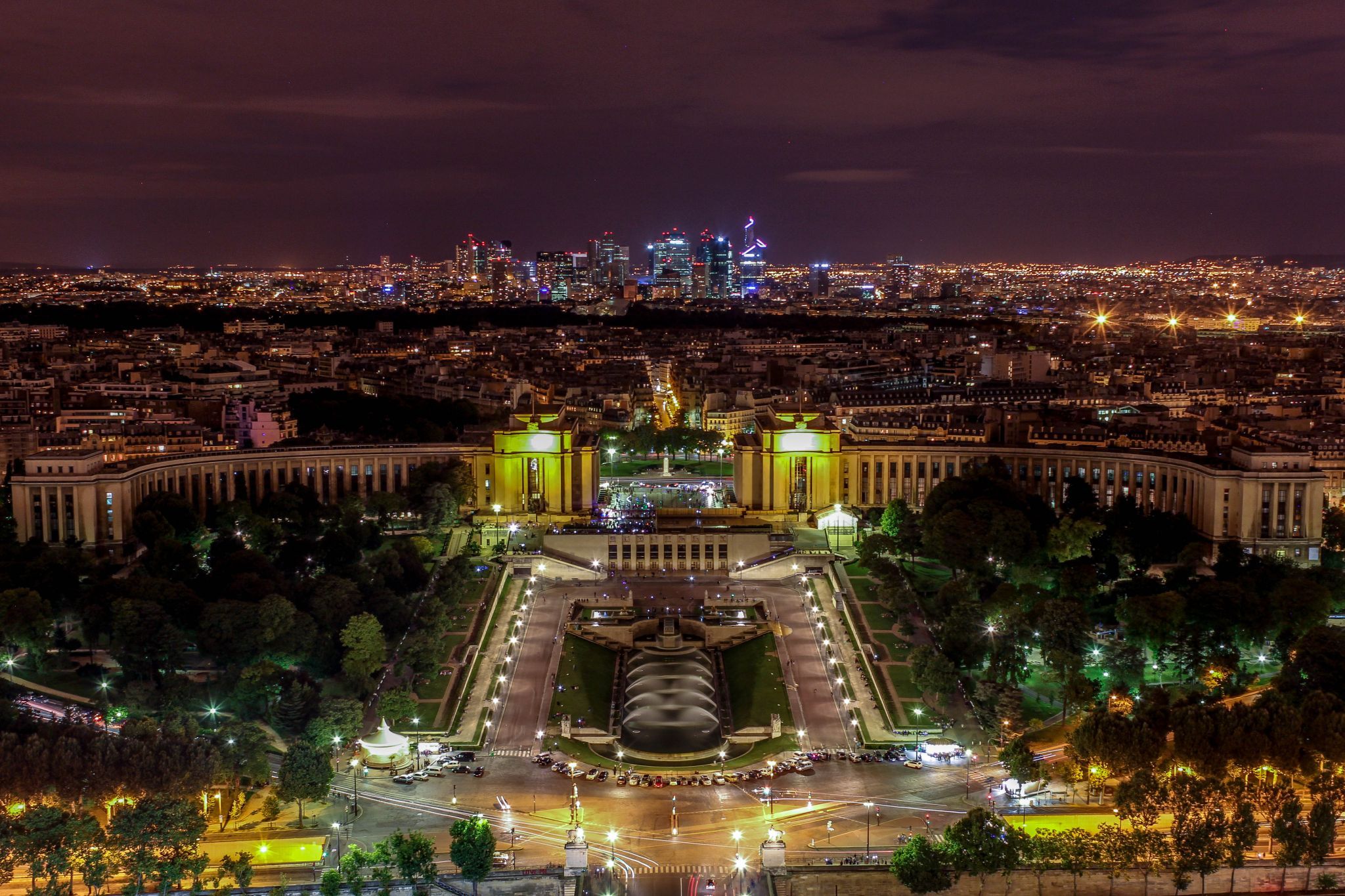 Paris City view from Eiffel tower, France