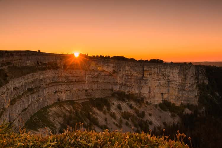 Creux du Van sunrise