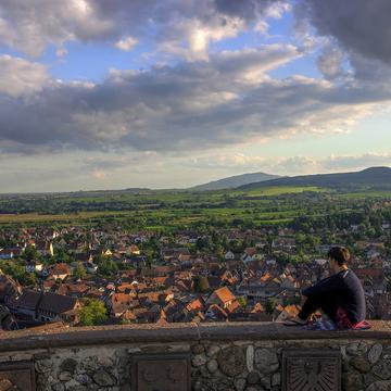 Obernai viewpoint, France