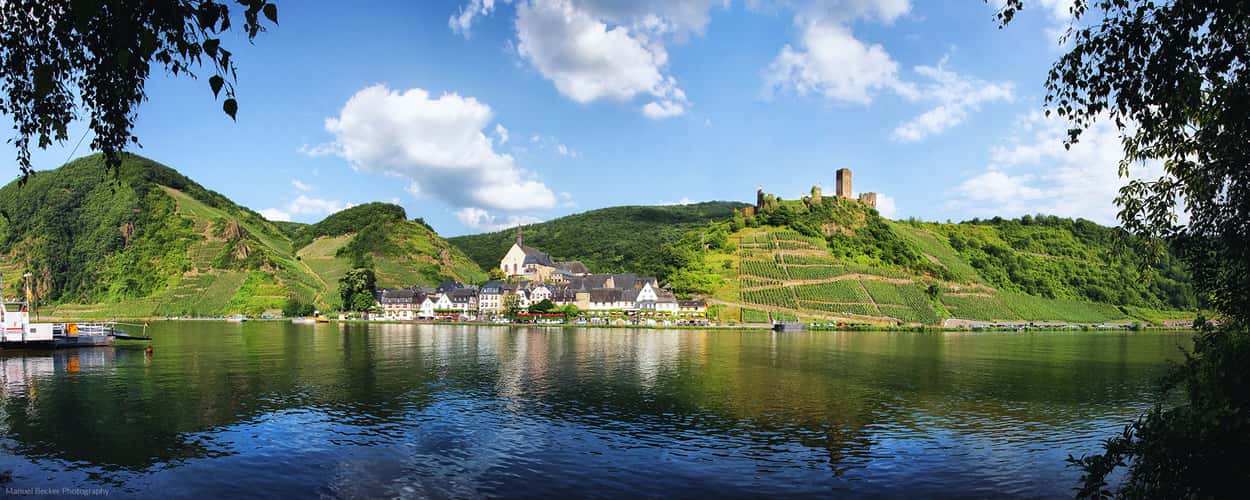 Panorama of Beilstein at Moselle