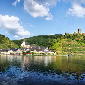 Panorama of Beilstein at Moselle, Germany