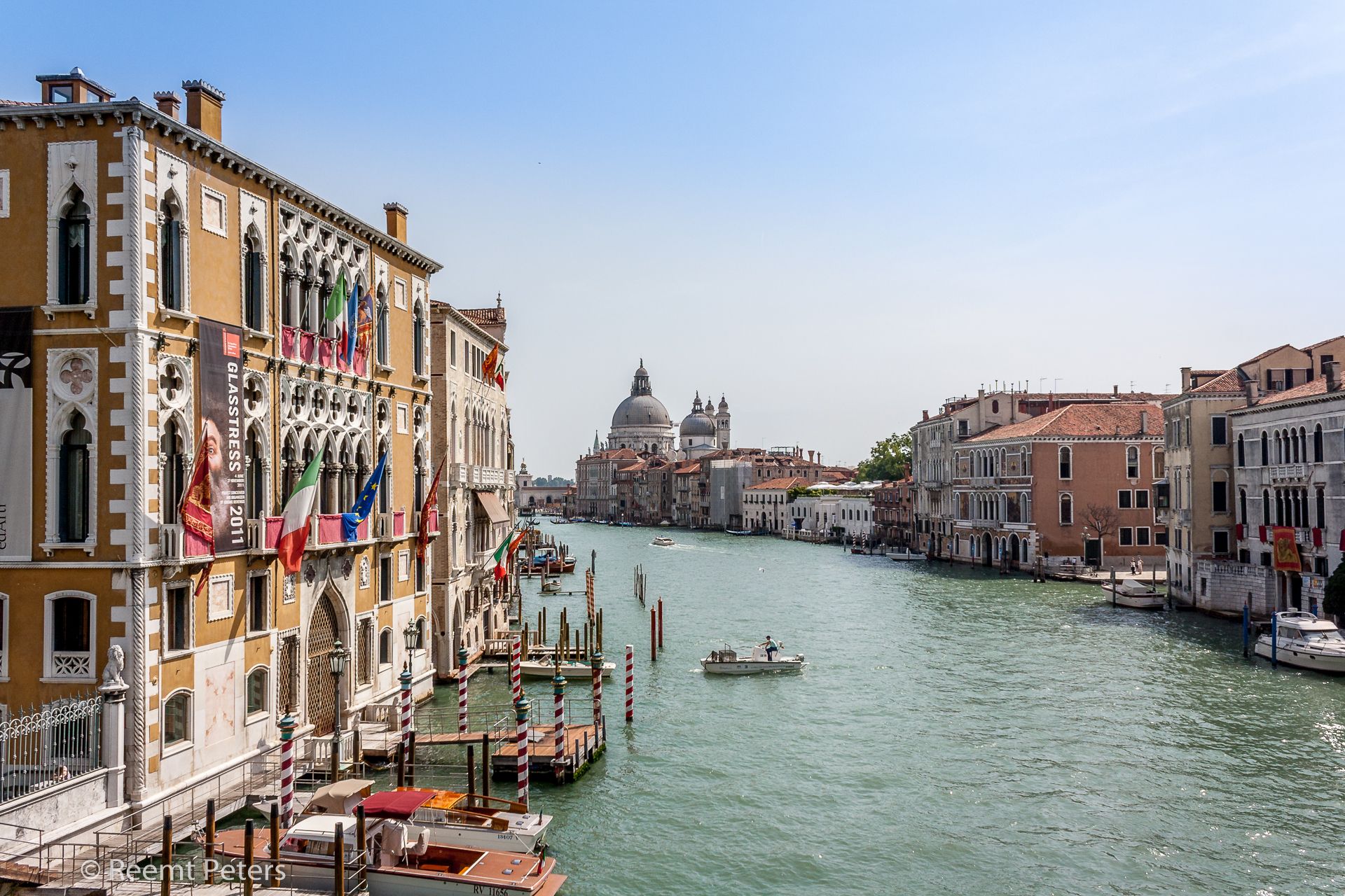 View from Ponte dell'Accademia, Venice, Italy