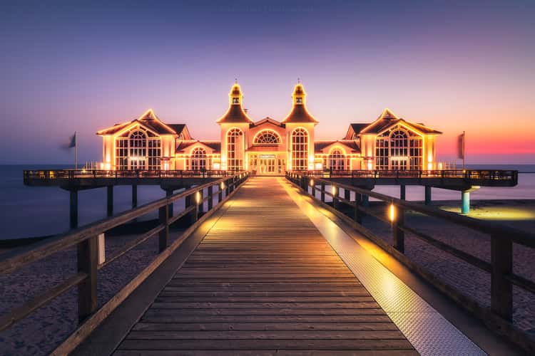 Sellin Pier front view