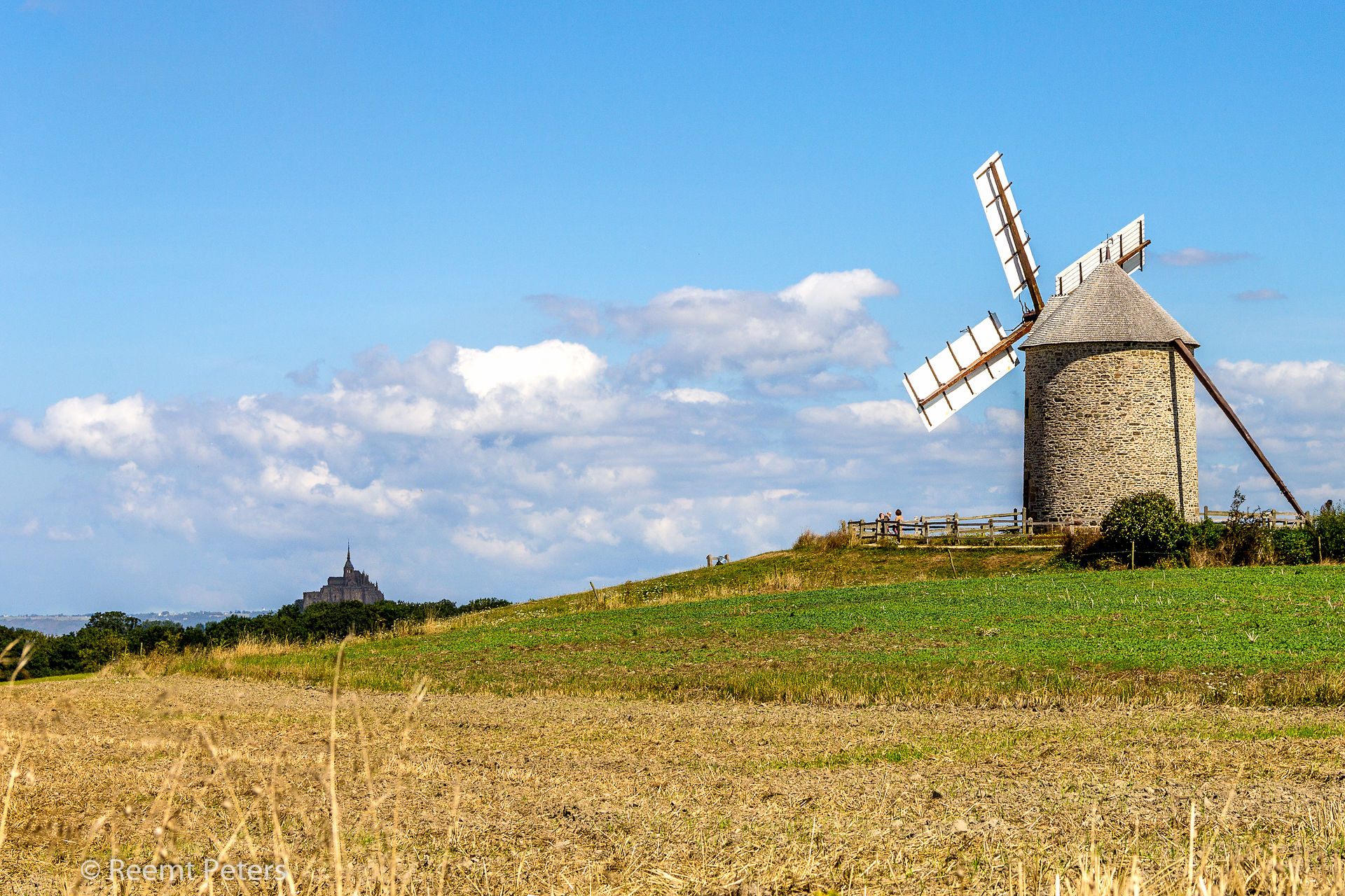 The mill of Saint-Michel (Moidrey Mill), France