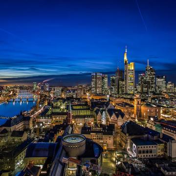 View from Frankfurt Cathedral 'St. Bartholomew', Germany