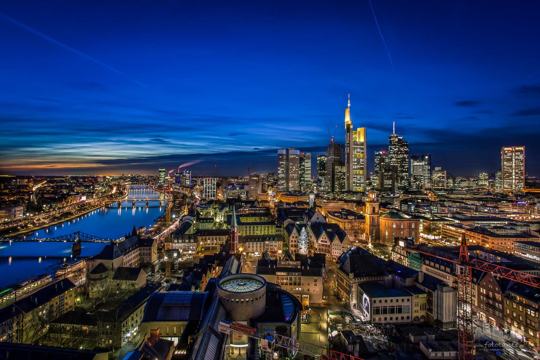 View from Frankfurt Cathedral 'St. Bartholomew', Germany