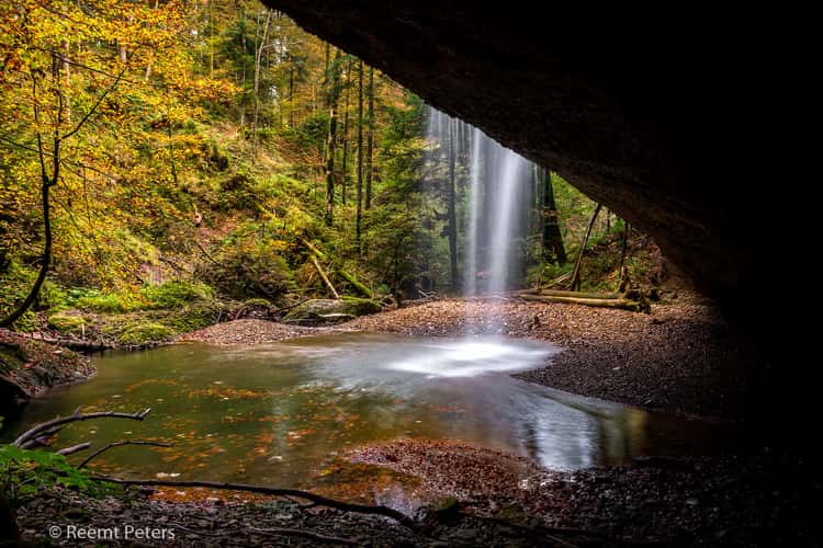 Rickenbach Waterfall near Bregenz