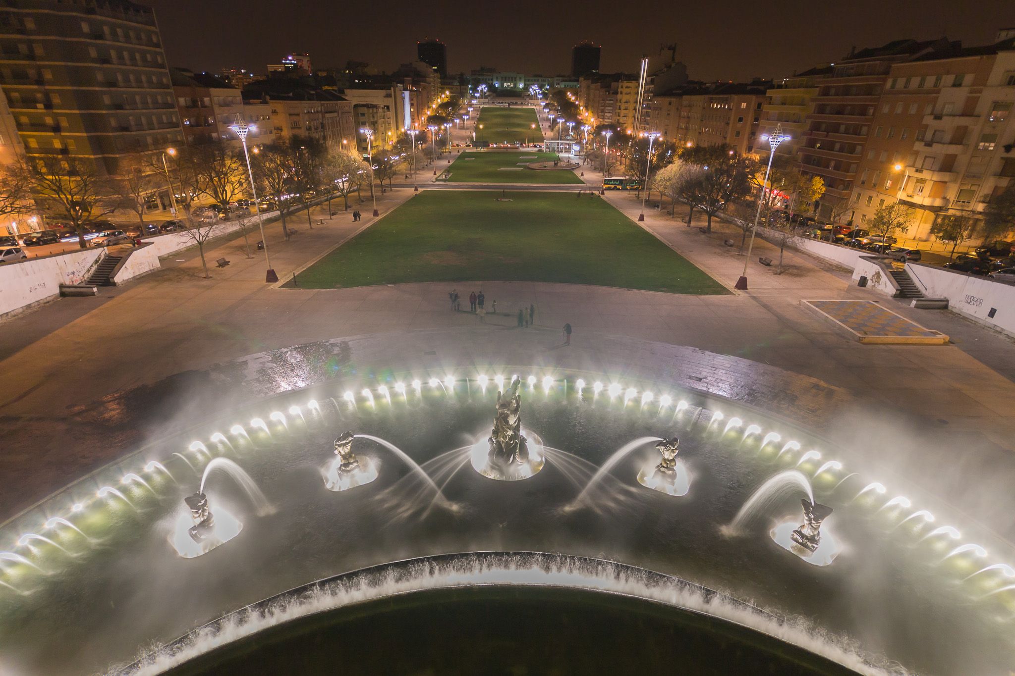 Luminous Fountain, Lisbon, Portugal