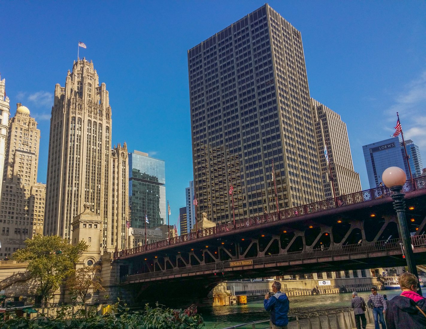 Michigan Avenue Bridge, Chicago, USA