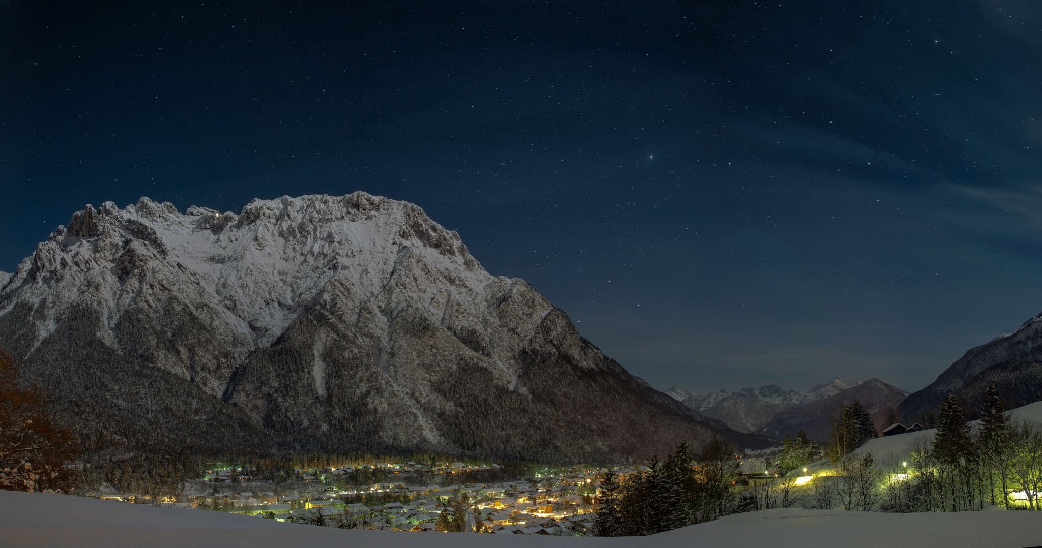 Mittenwald @ Night, Germany