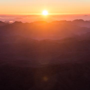 Mount Sinai Sunrise, Egypt