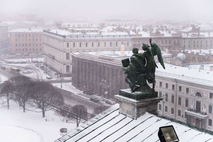 On top of Isaac's Cathedral