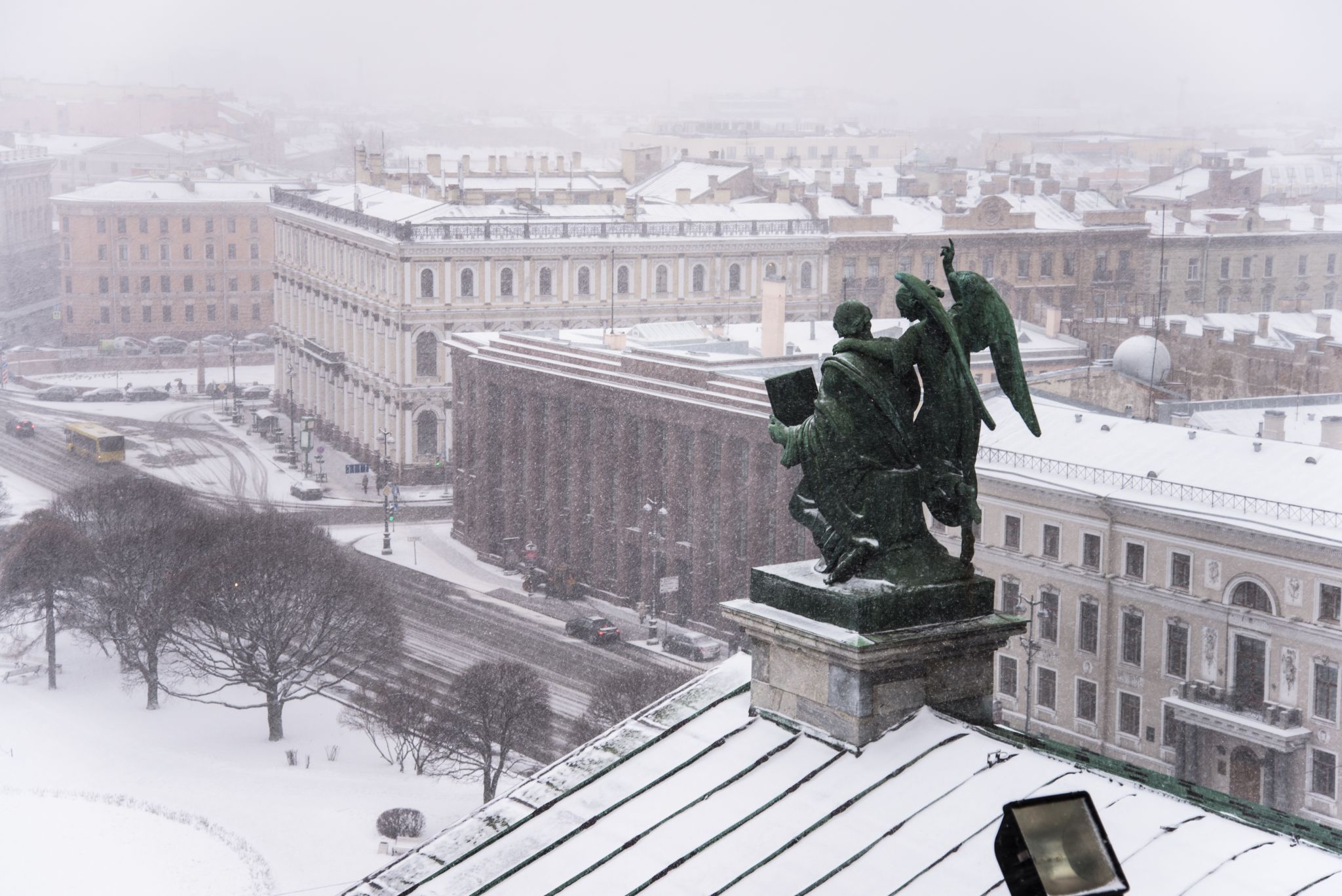 On top of Isaac's Cathedral, Russian Federation