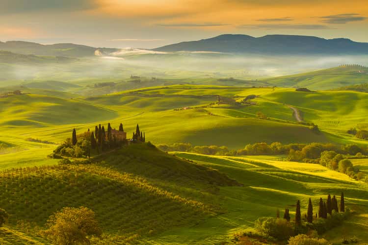 Podere Belvedere in the Val D'orcia Tuscany