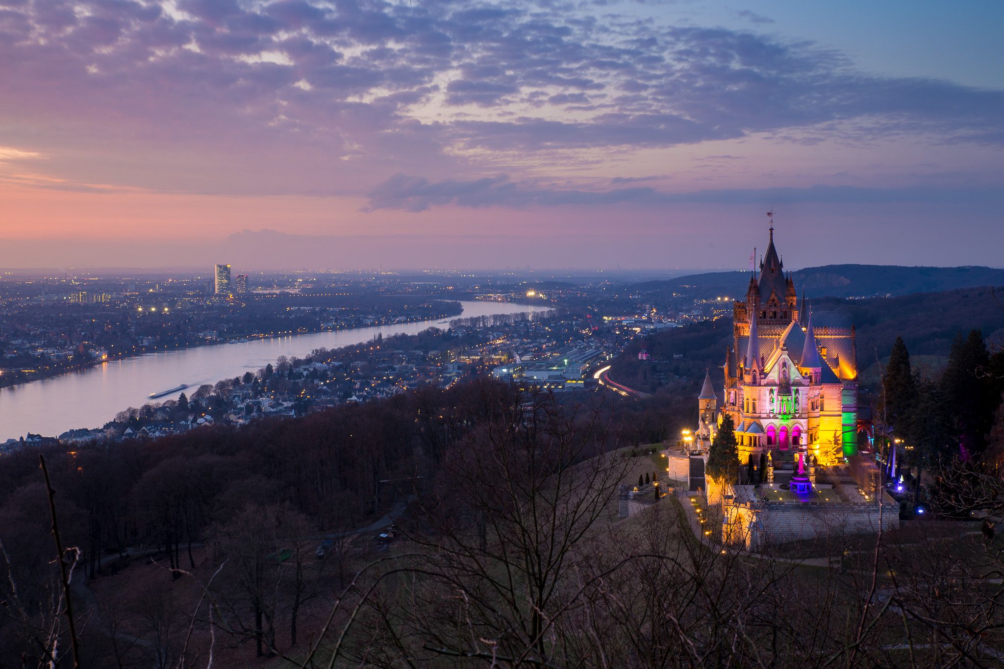 Drachenburg Castle, Drachenfels, Germany