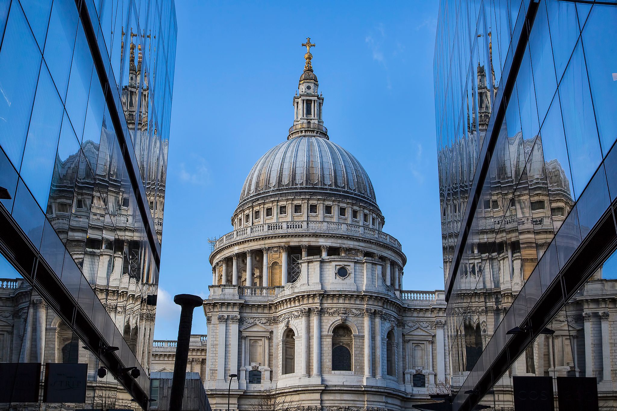 Reflection of St Paul's Cathedral, London, United Kingdom