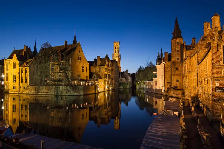 Typical view of Bruges