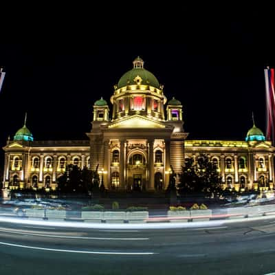 The House of the National Assembly of Serbia, in Belgrade, Serbia