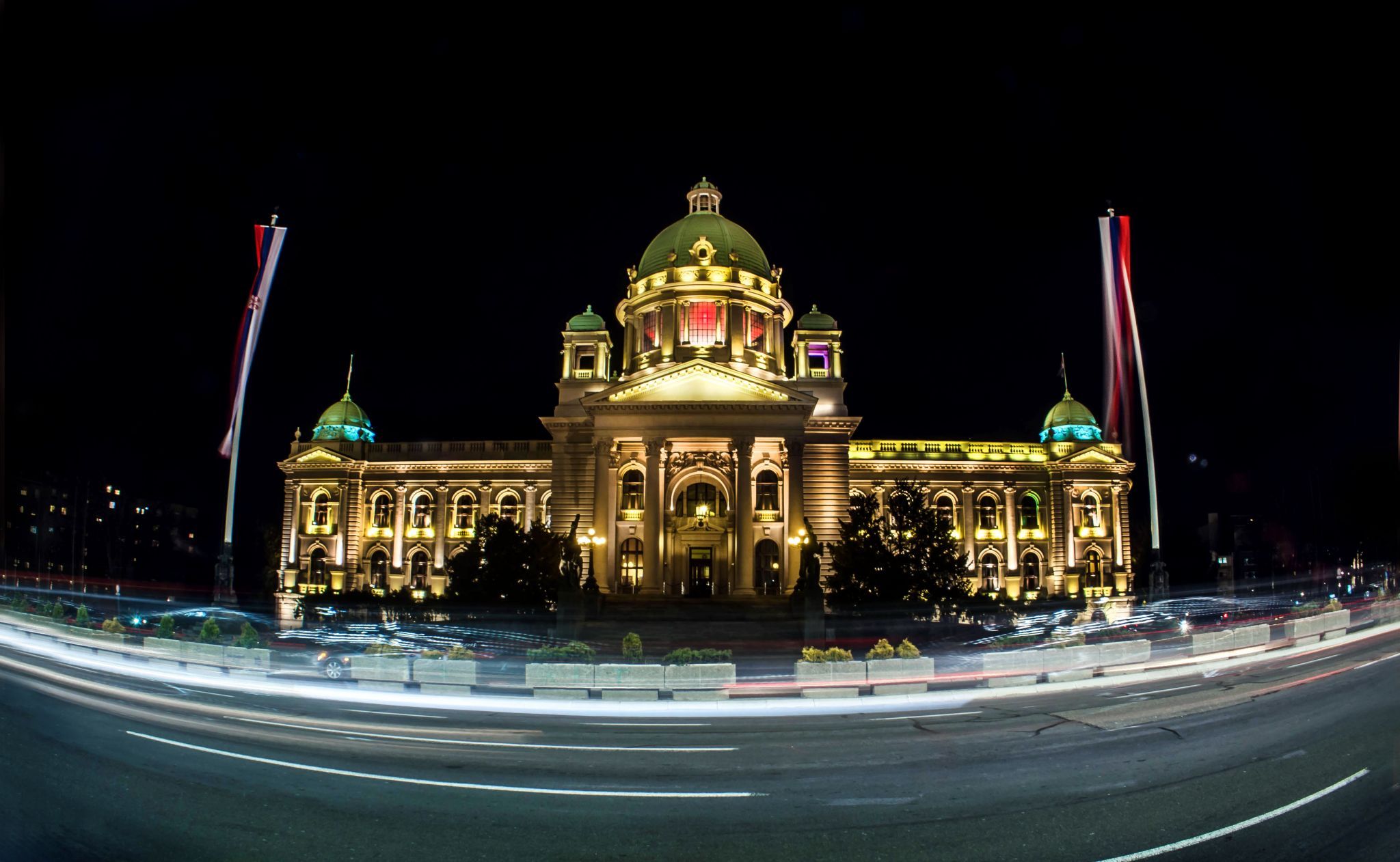 The House of the National Assembly of Serbia, in Belgrade, Serbia