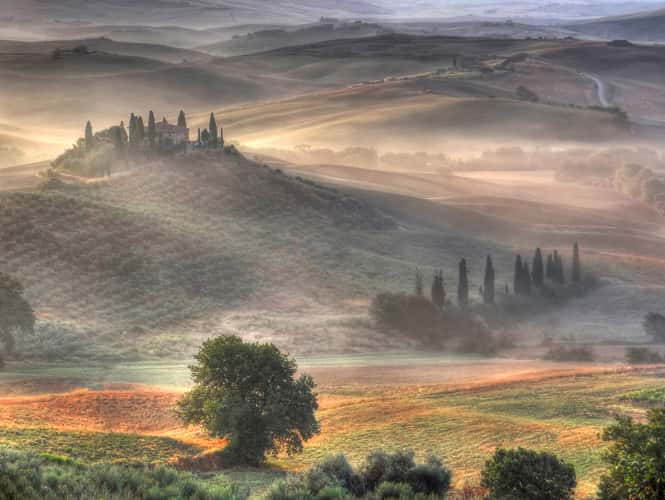 Podere Belvedere in the Val D'orcia Tuscany