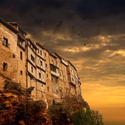 Hanging from a Cliff, Spain