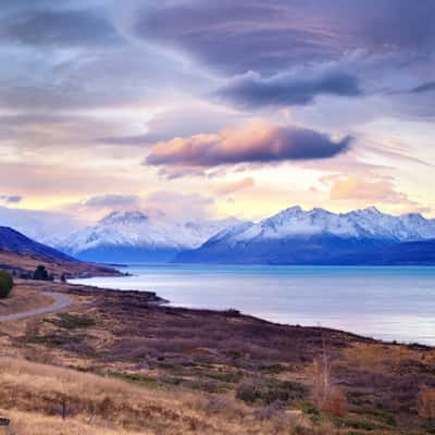 Lake Pukaki - Mt Cook Road, New Zealand