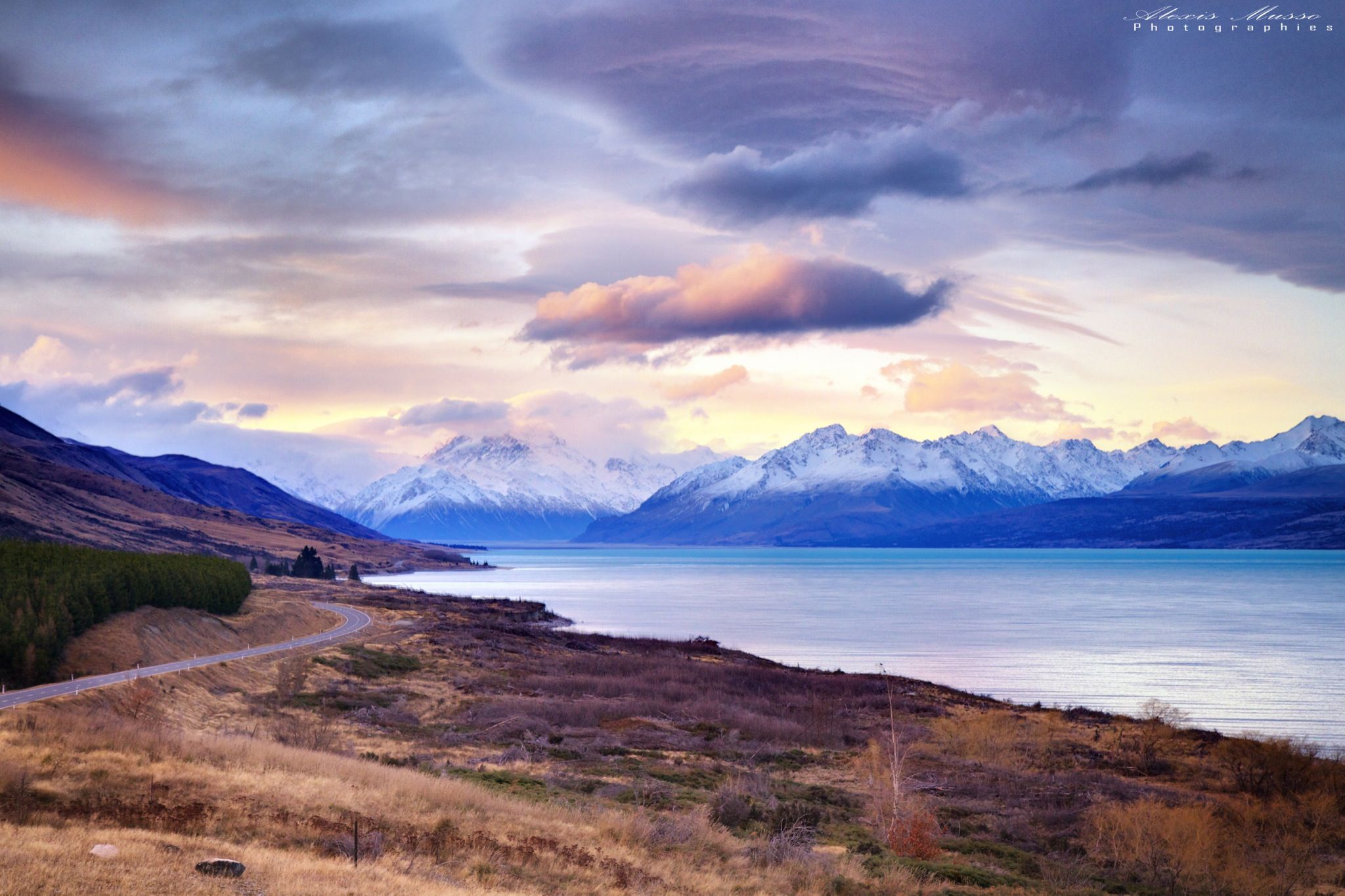 Lake Pukaki - Mt Cook Road, New Zealand