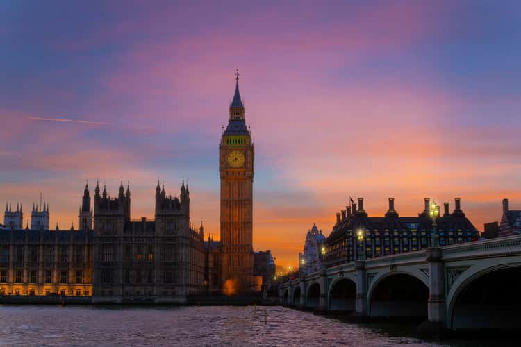 Westminster Bridge and Big Ben, London
