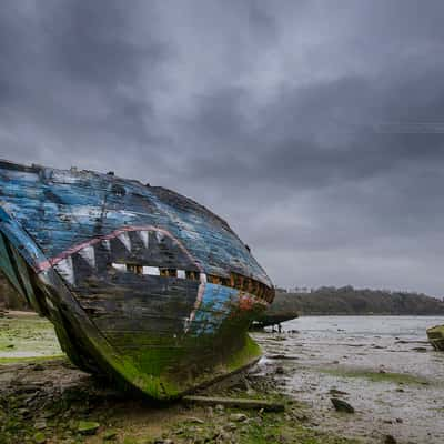 The cemetery of ships, France