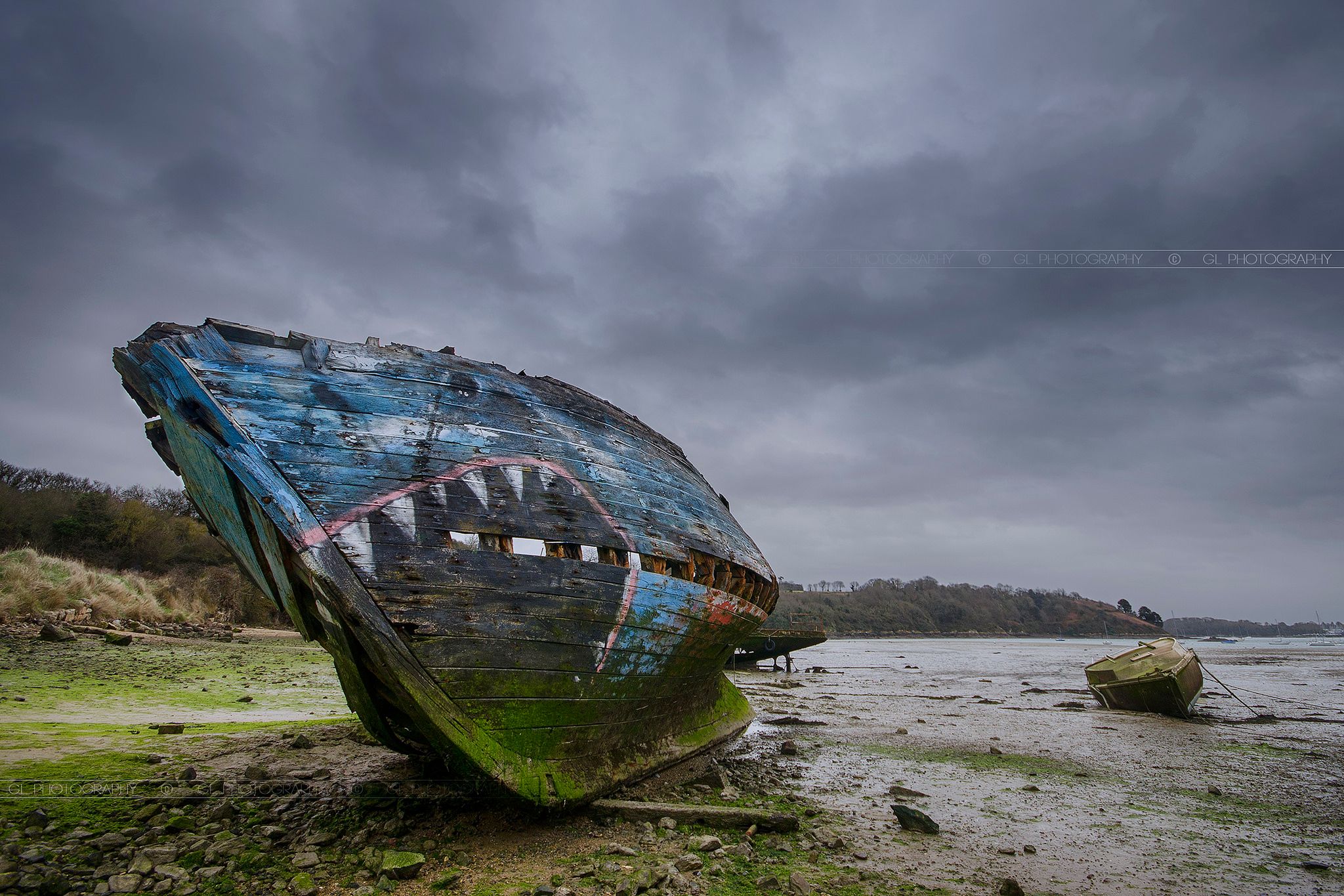 The cemetery of ships, France