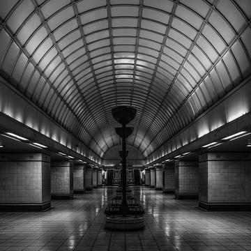 The Concourse at Gants Hill Tube Station, London, United Kingdom