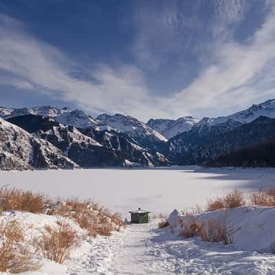 Tian Shan ( 天池 ), the Heavenly Lake, Xinjiang, China