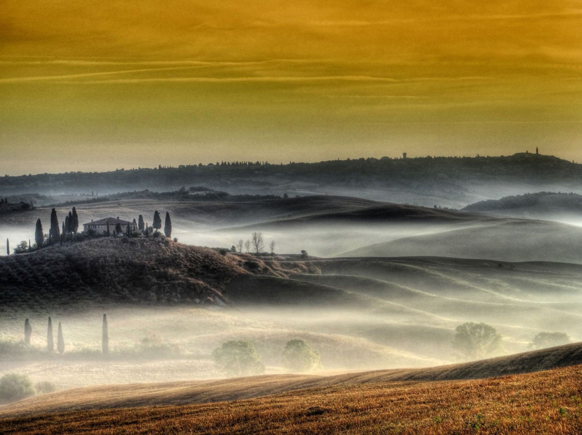 Val d'Orcia - Sunrise, Italy