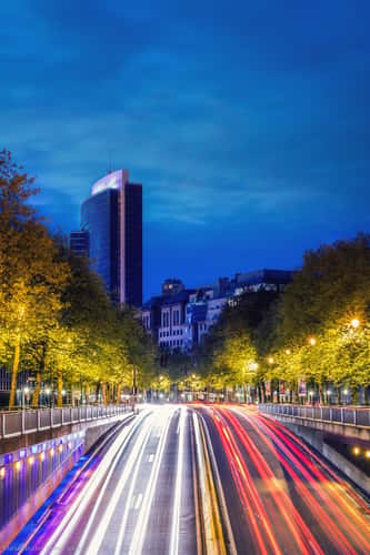 City alley in Brussels