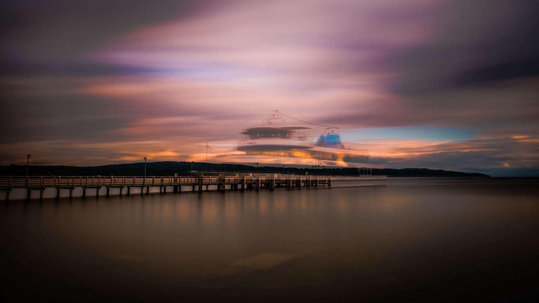 Geisterschiff, Lake Starnberg, Germany