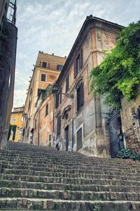 Stairs in Trastevere, Rome