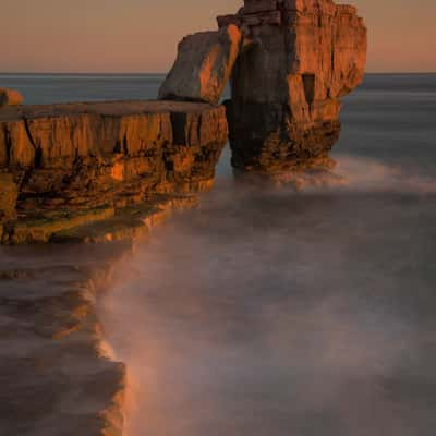 Sunset at Pulpit Rock, Dorset, United Kingdom