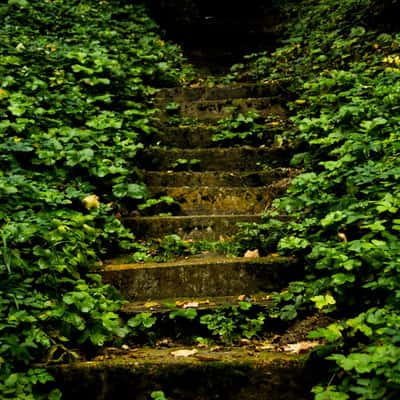 Treppe an der Kappelle, Germany