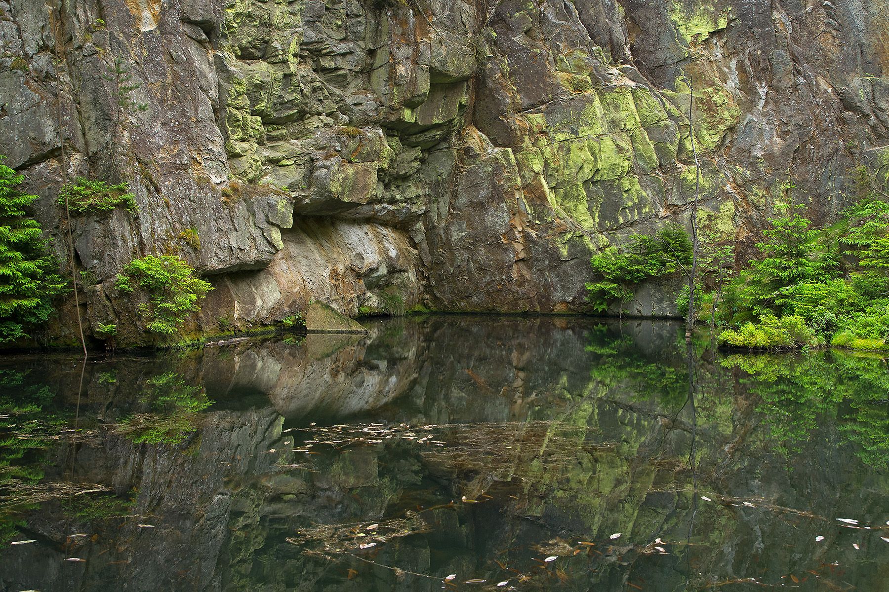 Abandoned quarry 'Fuchsbau', Germany